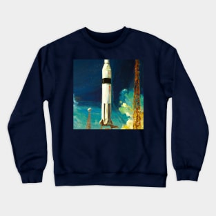 Rocket Launch Crewneck Sweatshirt